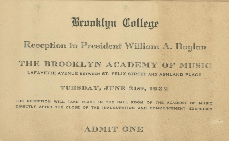 Brooklyn College Presidents | BROOKLYN COLLEGE ARCHIVES & SPECIAL ...