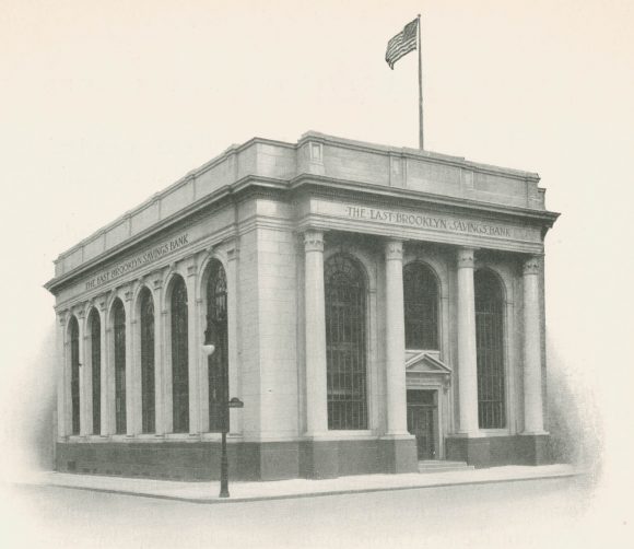The new East Brooklyn Savings Bank built in 1922.